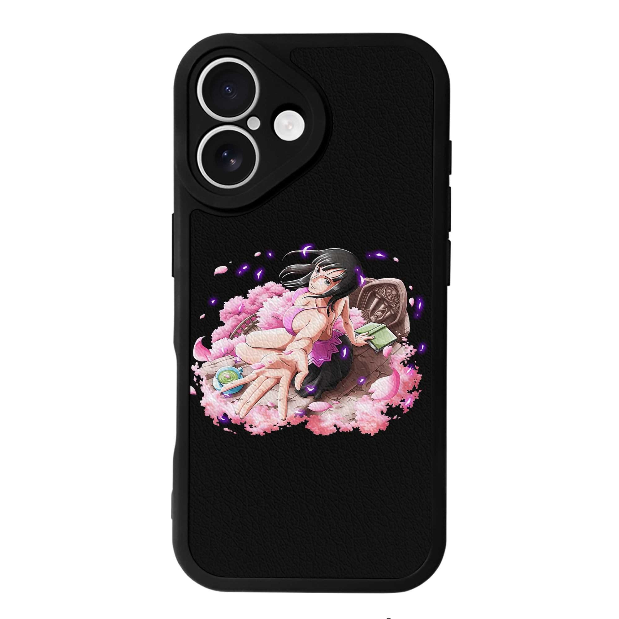 （画像用） ワンピース ニコ・ロビン ONE PIECE Nico Robin 【iPhone 16シリーズ対応】シリコンスマホケース（レザー調） 材質：シリコン